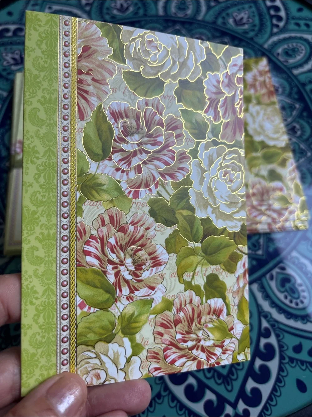 Punch Studio The Gifted Line Victorian Floral Note Cards & Envelopes - Set of 6